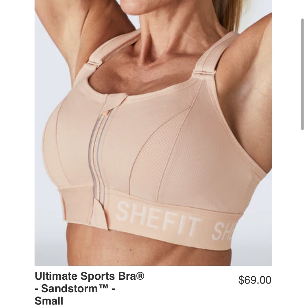 SHEFIT Ultimate Sports Bra in Sandstorm Nude
